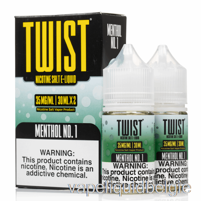 Vape Vloeibare Menthol Nr. 1 - Twist-zout E-vloeistof - 60 Ml 35 Mg